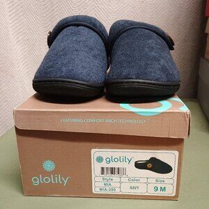 Glolily Mia Navy Color Size 9 Women's Slippers